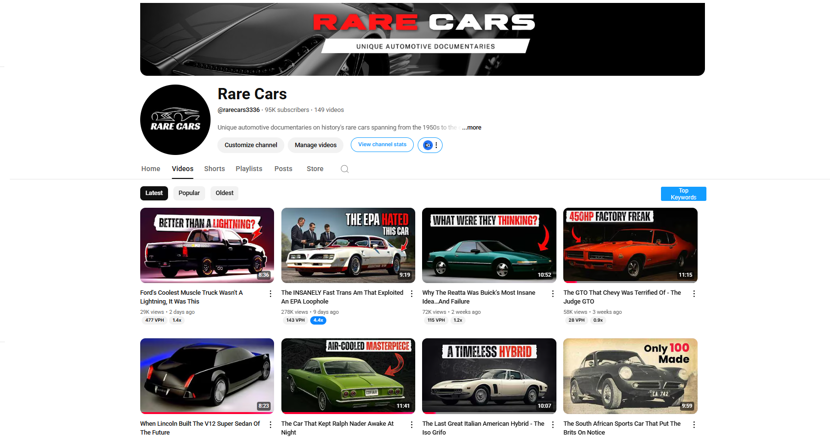 Rare Cars Giveaways
