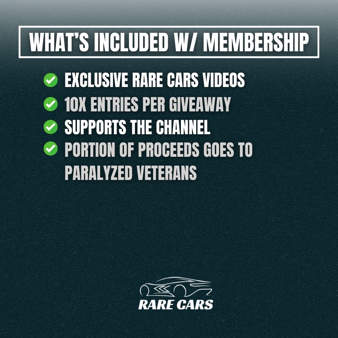 Rare Car Giveaways Membership